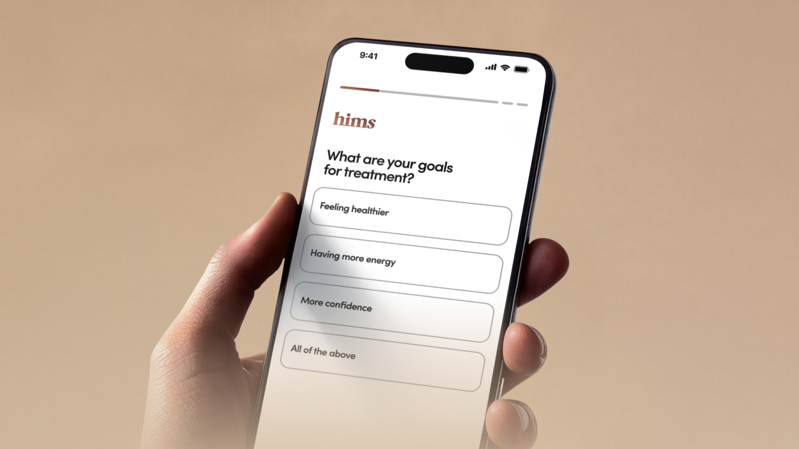 Questionnaire de santé sur téléphone